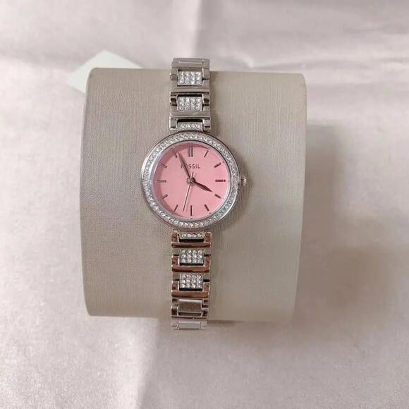 Fossil BQ3800 Karli Mini Three-Hand Stainless Steel Watch